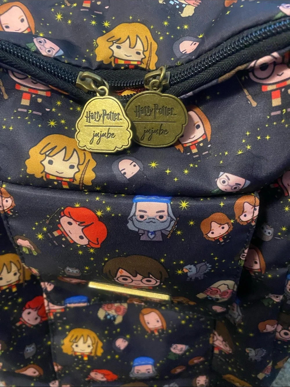 Ju-Ju-Be Harry Potter Lined Backpack — Red and Yellow Striped Interior